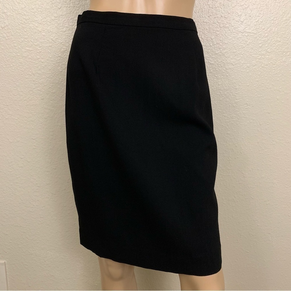 Limited America Black Wool Blend Pencil Skirt Size 6